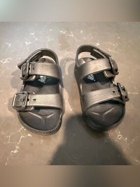 VGUC- Weestep Black Double-Buckle Sandals 3C